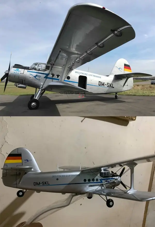 Handmade Antonov An-2 scale model built by Wingcraft Models