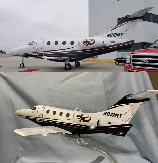 Handmade Beechcraft Premier I scale model built by Wingcraft Models