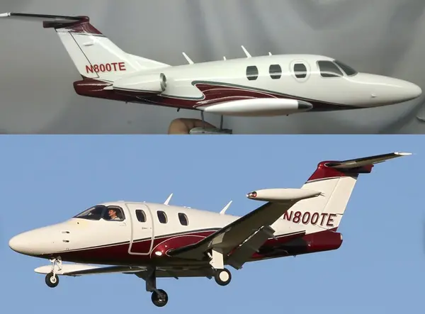 Handmade Eclipse Jet scale model built by Wingcraft Models